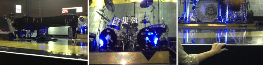 Look, Ma - one hand (on the stage)!